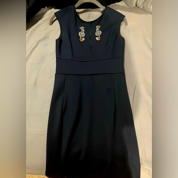 Zara Dresses & Skirts - Zara Bodycon embellished scuba dress RARE